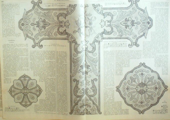 Journal Mode illustrée 1874 # 30 Toilletes d'été