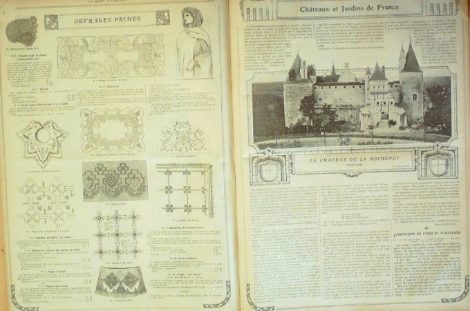 Journal Mode illustrée 1911 # 30 Paletot & robe de théâtre