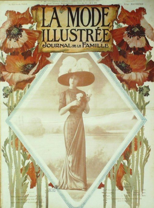 Journal Mode illustrée 1910 # 30 Robes de bal & loisirs