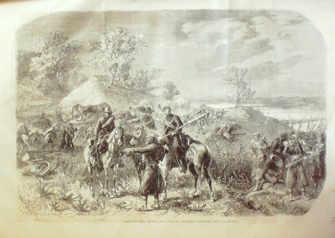 L'Univers illustré 1864 # 311 Tyrol carême Virginie Richmond Chesapeake