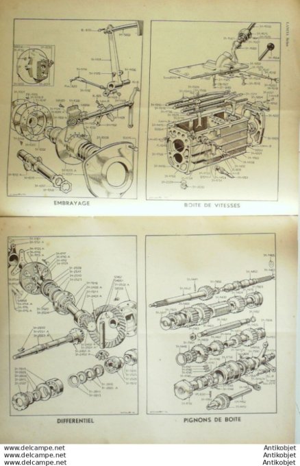 Revue Technique Automobile Lancia Belna Wolkswagen 36#1949