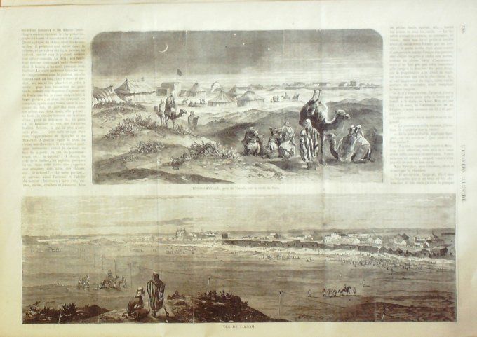 L'Univers illustré 1864 # 313 Egypte Timsah Toosomville Japon Infanterie & cavalerie