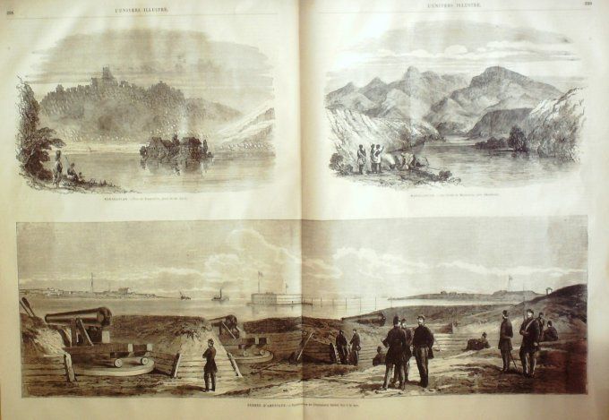 L'Univers illustré 1864 # 318 Usa Charleston Madagascar Mangourou Andakana Tananarive