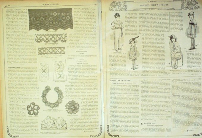 Journal Mode illustrée 1911 # 31 Jaquette & robe de chambre