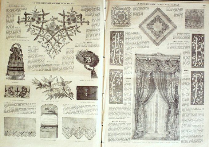 Journal Mode illustrée 1881 # 31 Chapeaux d'été