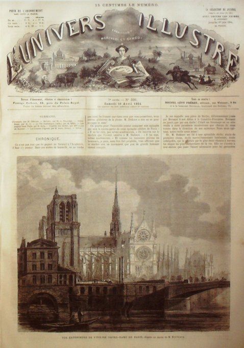 L'Univers illustré 1864 # 320 N-D-Paris Inde Punjab Maharajah Kachemyr Allemagne Schleswig-Holstein