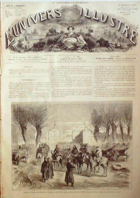 L'Univers illustré 1864 # 322 Dardanelles Chanak-Kalesi Cosntantinople Top-Hané William Shakspeare