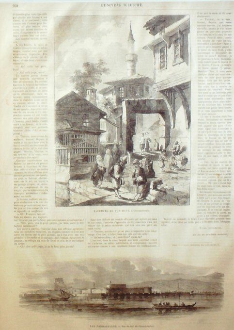 L'Univers illustré 1864 # 322 Dardanelles Chanak-Kalesi Cosntantinople Top-Hané William Shakspeare