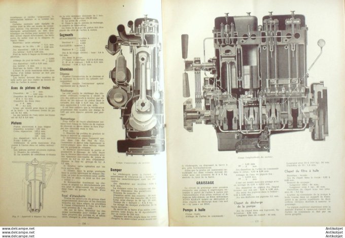 Revue Technique Automobile Renault 505 CADILLAC 49-50 1951