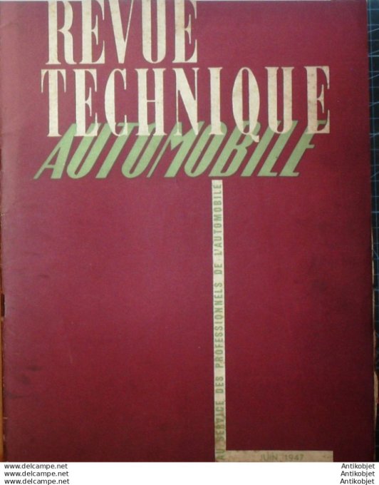 Revue Technique Automobile Simca 8 Amortisseur Star 14#1947