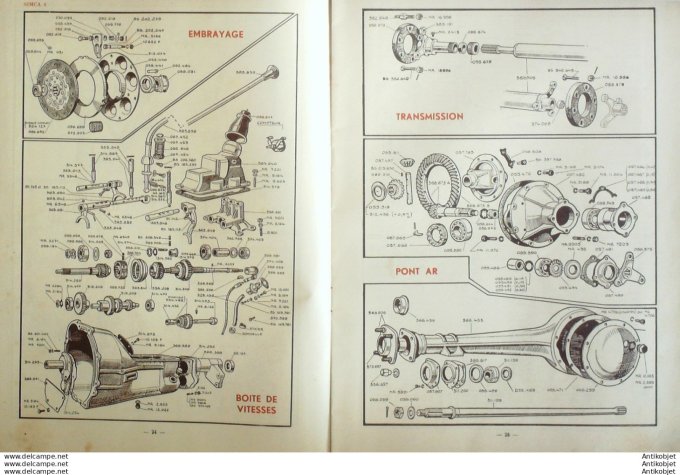 Revue Technique Automobile Simca 8 Amortisseur Star 14#1947