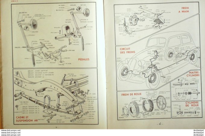 Revue Technique Automobile Simca 8 Amortisseur Star 14#1947