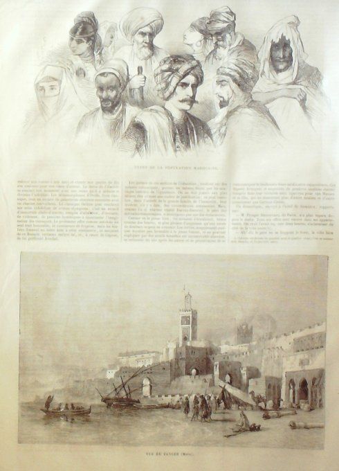 L'Univers illustré 1864 # 327 Ajaccio (20) Mexique Algésiras Maroc Tanger 