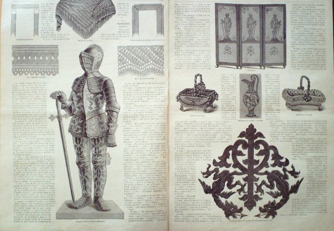 Journal Mode illustrée 1884 # 32 Paletot-veste & robe toile 