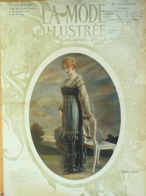 Journal Mode illustrée 1911 # 32 Robes & jupes