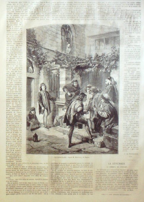 L'Univers illustré 1864 # 331 Cavaliers sahariens baron Gros Italie Duino