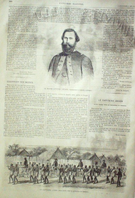 L'Univers illustré 1864 n° 335 Madagascar Tamatave Pierrefonds (60) Bouxwiller Foire aux servantes 