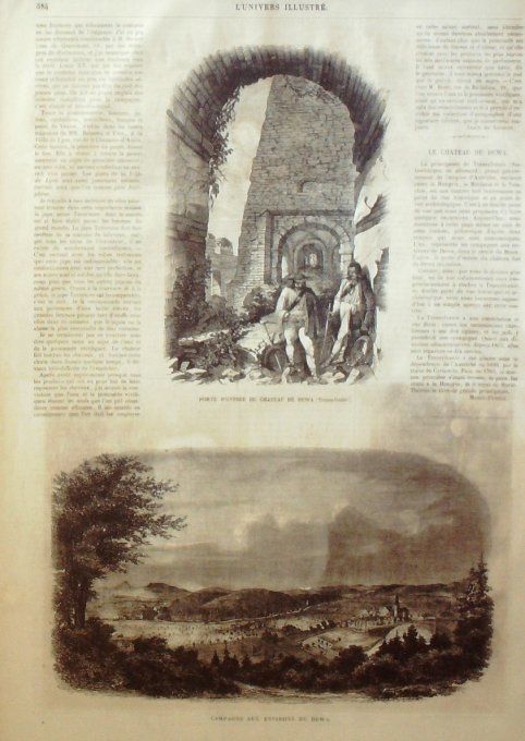 L'Univers illustré 1864 # 337 Transylvanie Turquie Meshlakh ReliquaireDewa 