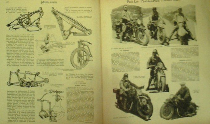 Moto Revue 1929 n° 338 B.S.A.175cmc AJW chassis GP Suisse Bruxelles records