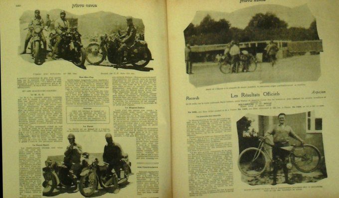 Moto Revue 1929 n° 338 B.S.A.175cmc AJW chassis GP Suisse Bruxelles records