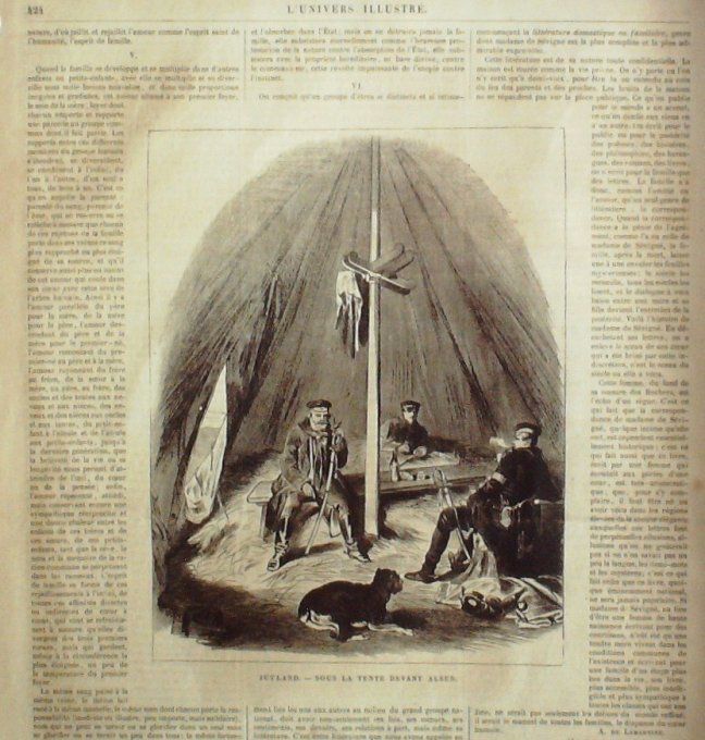 L'Univers illustré 1864 # 342 Cherbourg (50)  Chili Valparaiso Santiago Eliezer messager Abraham