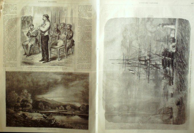 L'Univers illustré 1864 # 345 Russie Prince Wurtemberg Allemagne Stralsund Mexique    