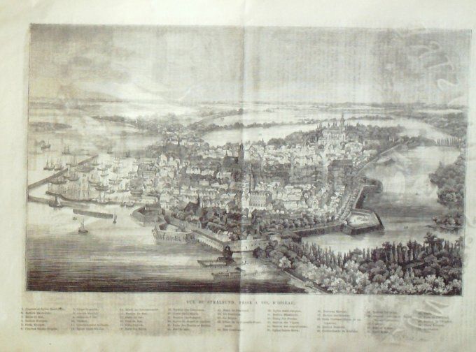 L'Univers illustré 1864 # 345 Russie Prince Wurtemberg Allemagne Stralsund Mexique    