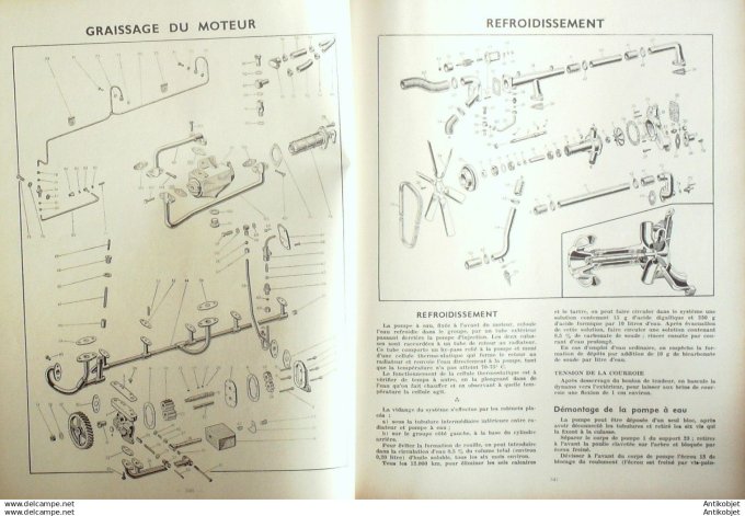 Revue Technique Automobile Camion Berliet type Glm 10 direction Ross P720 97#1954