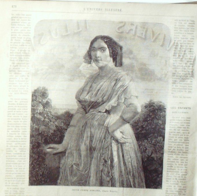 L'Univers illustré 1864 # 348 Chili Santiago Italie Terracine Vapeur mouche (71)  