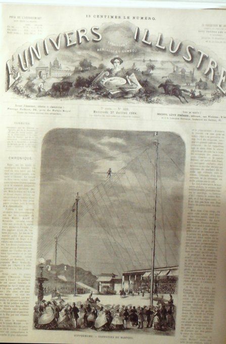 L'Univers illustré 1864 # 349 Usa Fort Fisher Pear-river Constantinople Scutari Azincourt (62)