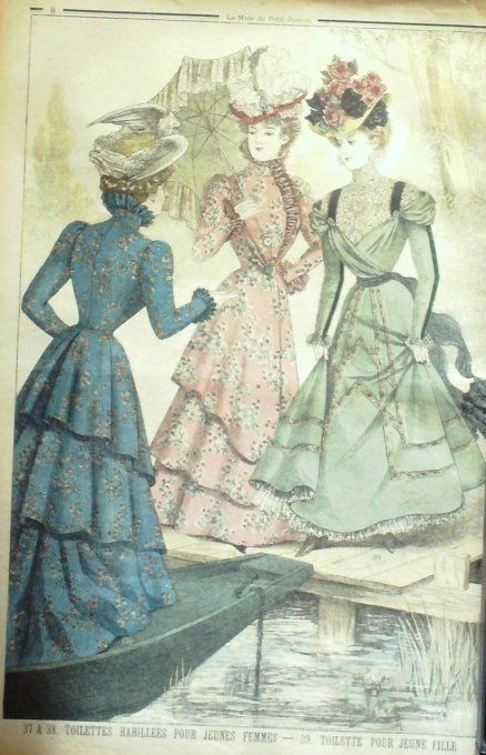 La Mode du Petit journal 1898 n°34 Toilletes de promenade