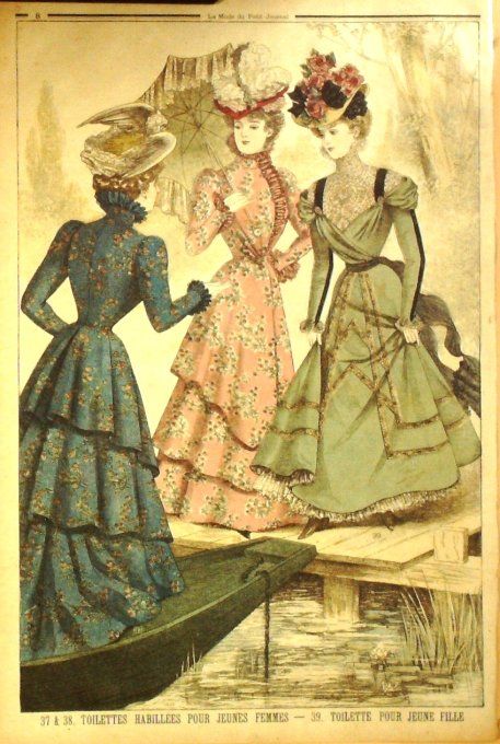 La Mode du Petit journal 1898 n°34 Toilletes de promenade