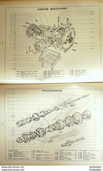 Revue Technique Automobile Renault Dauphine procédé Graph O start 125#1956