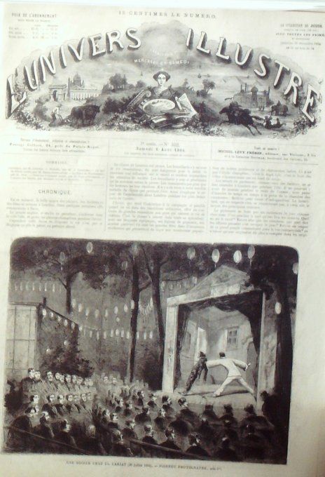 L'Univers illustré 1864 # 352 Tunis Londres Westminster Cathédrale