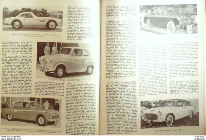 Revue Technique Automobile Citroën 11D Simca Vedette Abeille et ComÃ¨te 127#1956