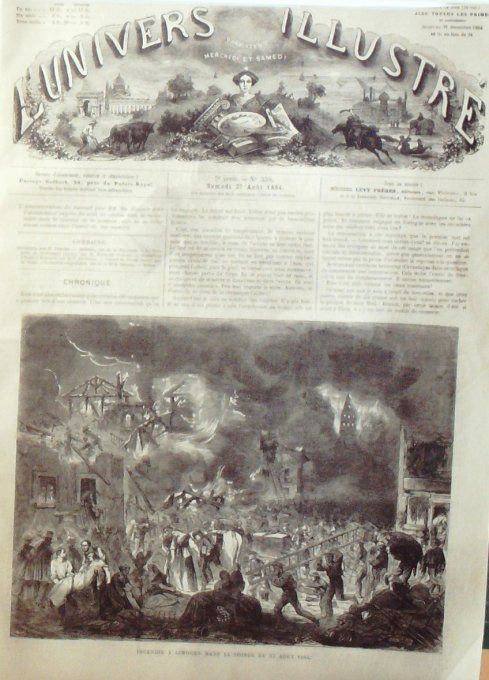 L'Univers illustré 1864 # 358 Limoges (87) Versailles (78)