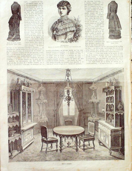 Journal Mode illustrée 1882 # 35 Toilettes d'automne