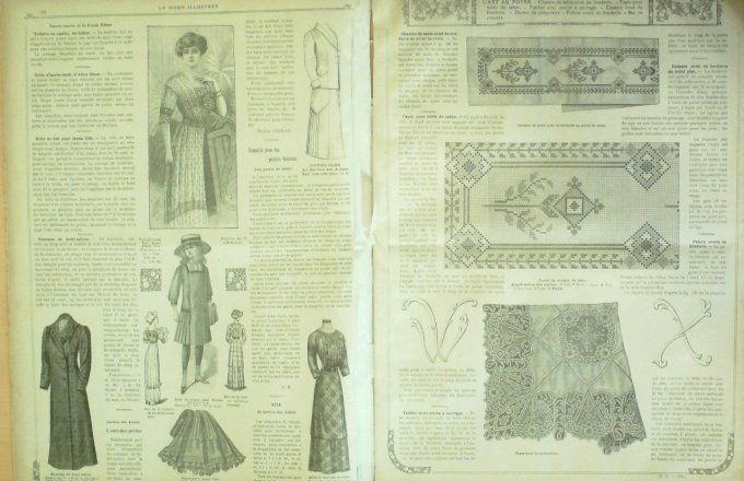 Journal Mode illustrée 1910 # 35 Robe d'intérieur