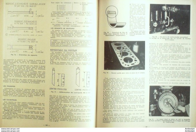Revue Technique Automobile Peugeot 403 Mercedes 180 & 300 118#1956