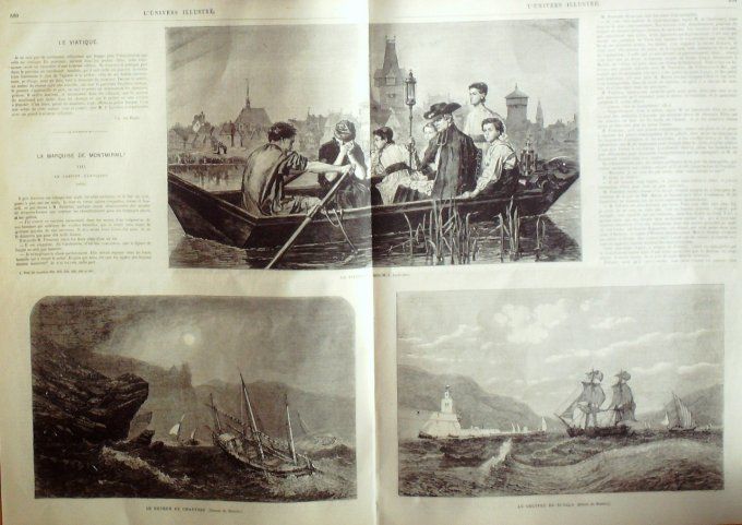 L'Univers illustré 1864 n° 362 Inde Poona Sasson Itallie Messine Scylla Charybde 