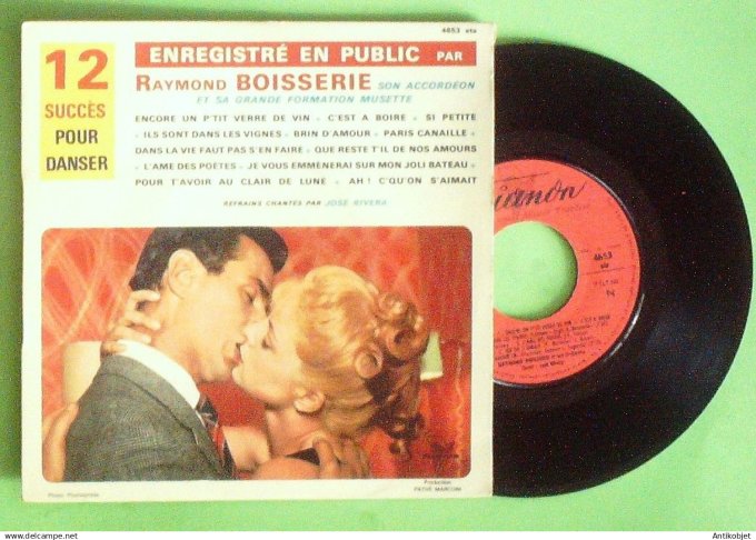 Boisserie Raymond 45T EP L'ame des poètes c'est à boire 1964