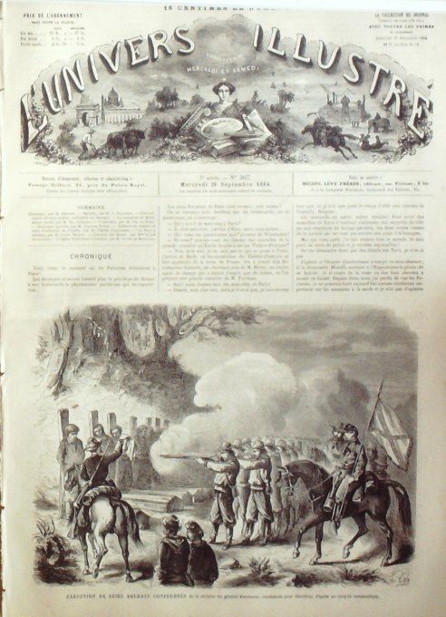 L'Univers illustré 1864 n° 367 Londres St-PaulGrèce Athènes Gal Pezet & Stevenson