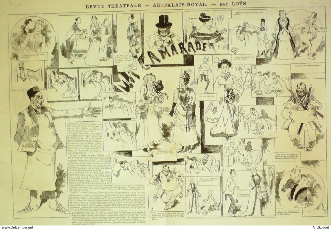 La Caricature 1883 n°201 Modes Robida Vaudeville Draner loys Trock