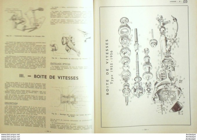Revue Technique Automobile Simca Aronde 1300 Ford Angila Voiturettes 1956