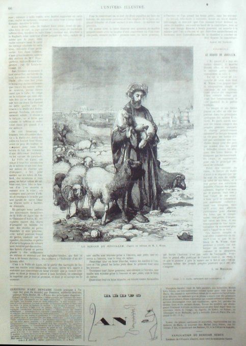 L'Univers illustré 1865 # 396 Italie Naples Rome Jérusalem Londres Hyde-Park 