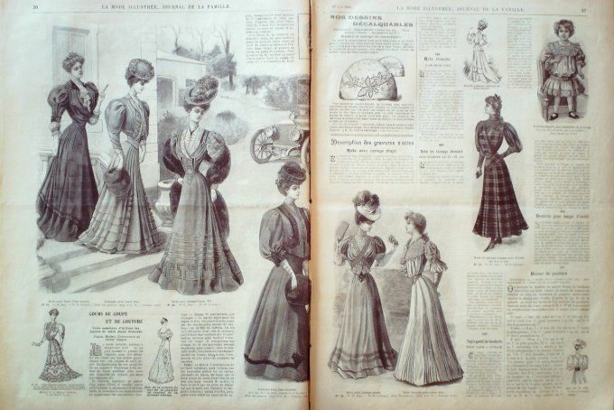 Journal Mode illustrée 1906 #  3 Costume tailleur