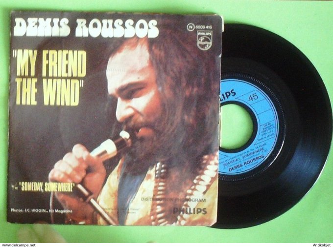 Roussos Demis 45T SP Someday Somewhere 1973