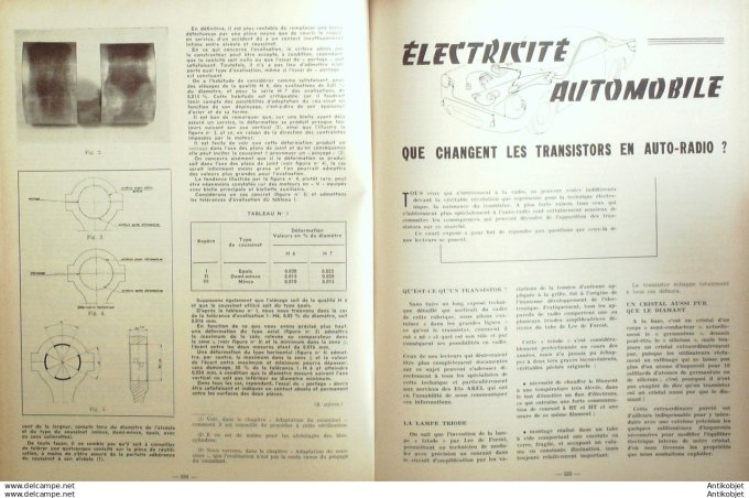 Revue Technique Automobile Peugeot 403 turbines Ã  gaz 137#1957