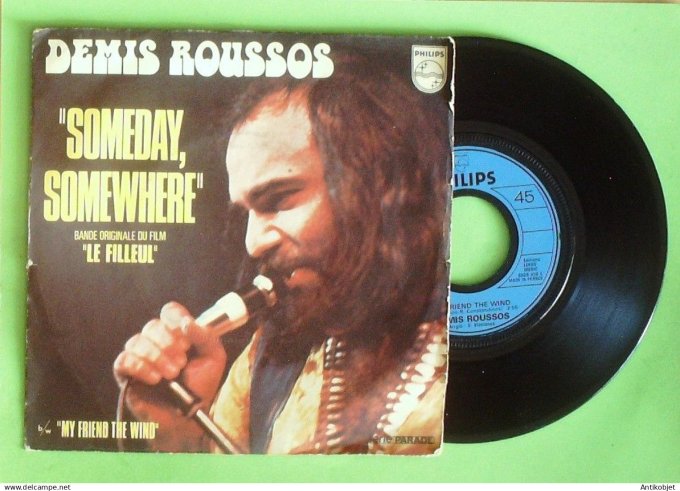 Roussos Demis 45T SP Someday Somewhere 1973