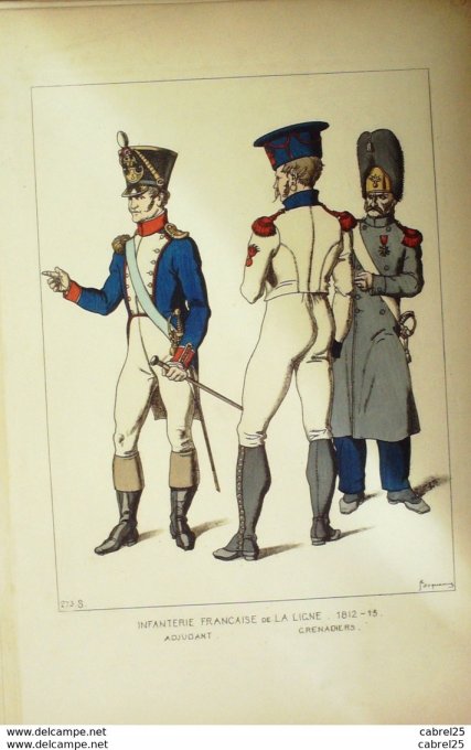 Grenadiers infanterie française de ligne en 1812